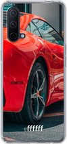 6F hoesje - geschikt voor OnePlus Nord CE 5G -  Transparant TPU Case - Ferrari #ffffff