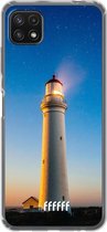 6F hoesje - geschikt voor Samsung Galaxy A22 5G -  Transparant TPU Case - Lighthouse #ffffff