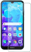 Case2go - Screenprotector voor Huawei Y5 2019 - Tempered Glass - Case Friendly - Transparant