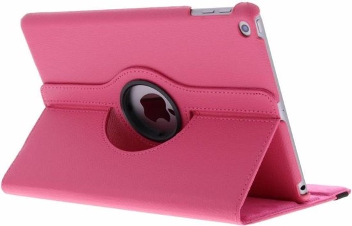 iPad 9.7 - 360 graden draaibare hoes - Magenta