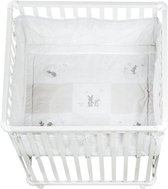 Roba Babybox Fox & Bunny Junior 100 X 100 Cm Hout Wit