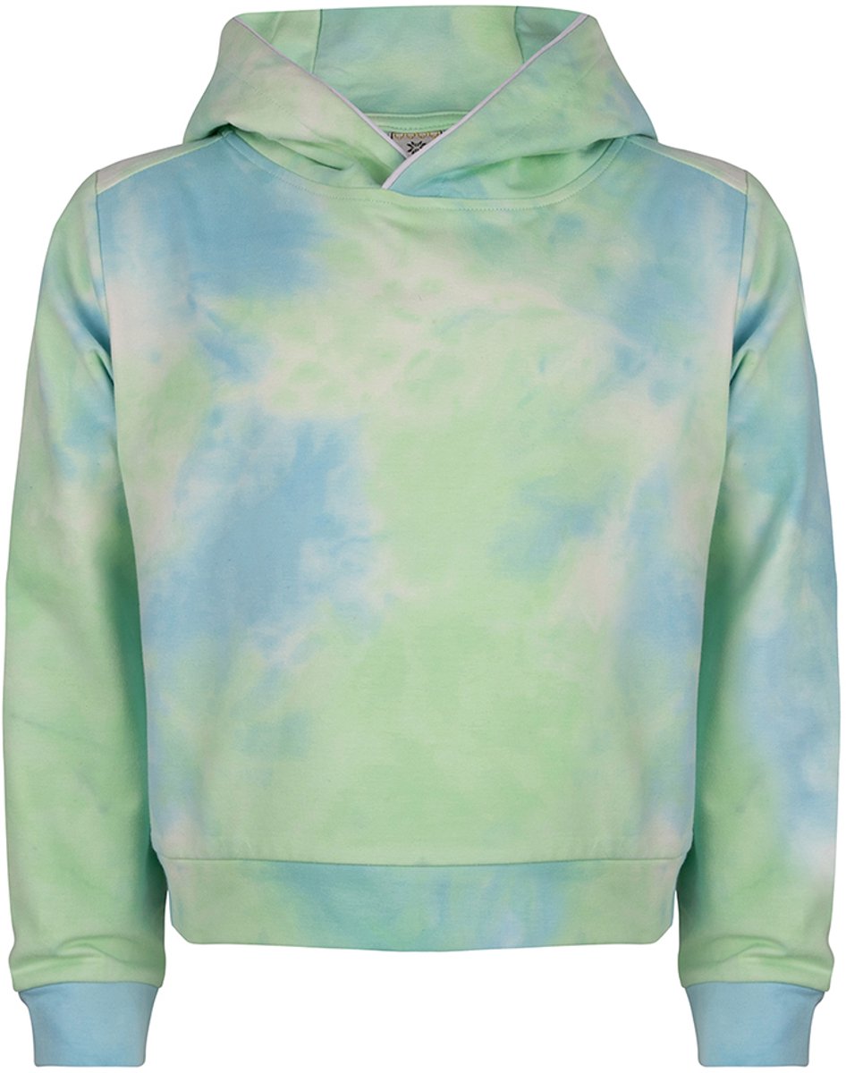 Indian Blue jeans hoody tied die 104