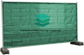 Toile de clôture verte perméable au vent 176x341cm 150gr / m²