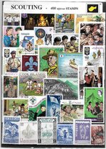 Scouting – Luxe postzegel pakket (C5 formaat) : collectie van 400 verschillende postzegels van scouting – kan als ansichtkaart in een C5 envelop - authentiek cadeau - kado - geschenk - kaart - sir robert baden-powell - jamboree - scout - club - 1907