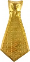 stropdas unisex metallic goud 30 cm
