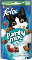Felix Party Mix - Kattensnacks Seaside - 8 x 60g