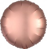 folieballon rond 43 cm folie ros√©goud