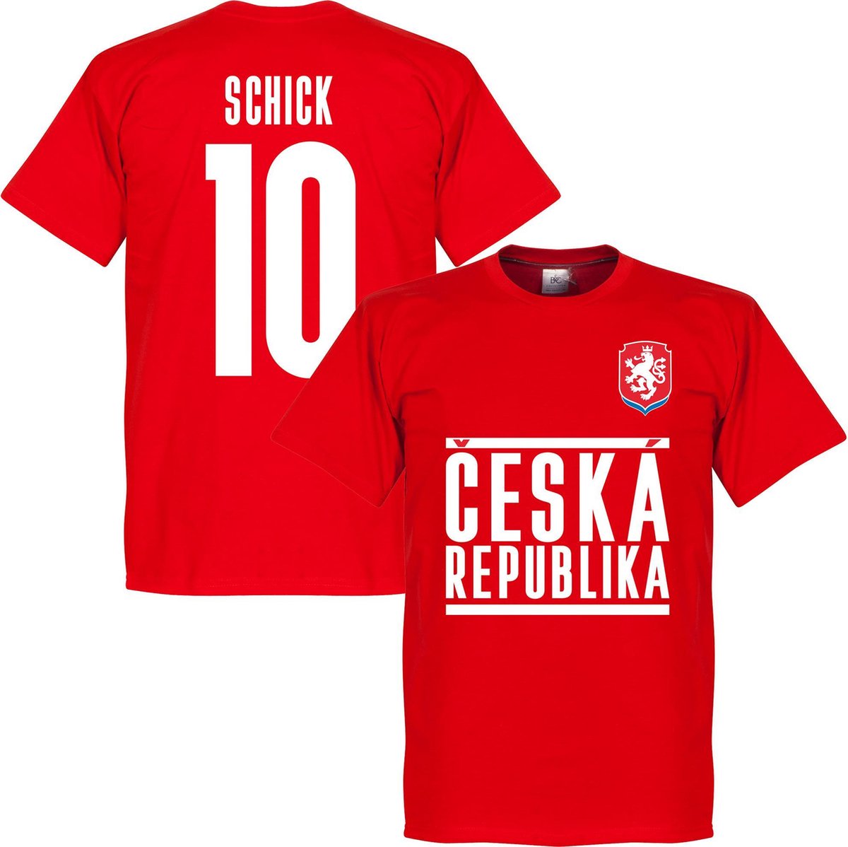 1200x1198.jpg Tsjechië Schick 10 Team T-Shirt - Rood - 3XL - Afbeelding 1