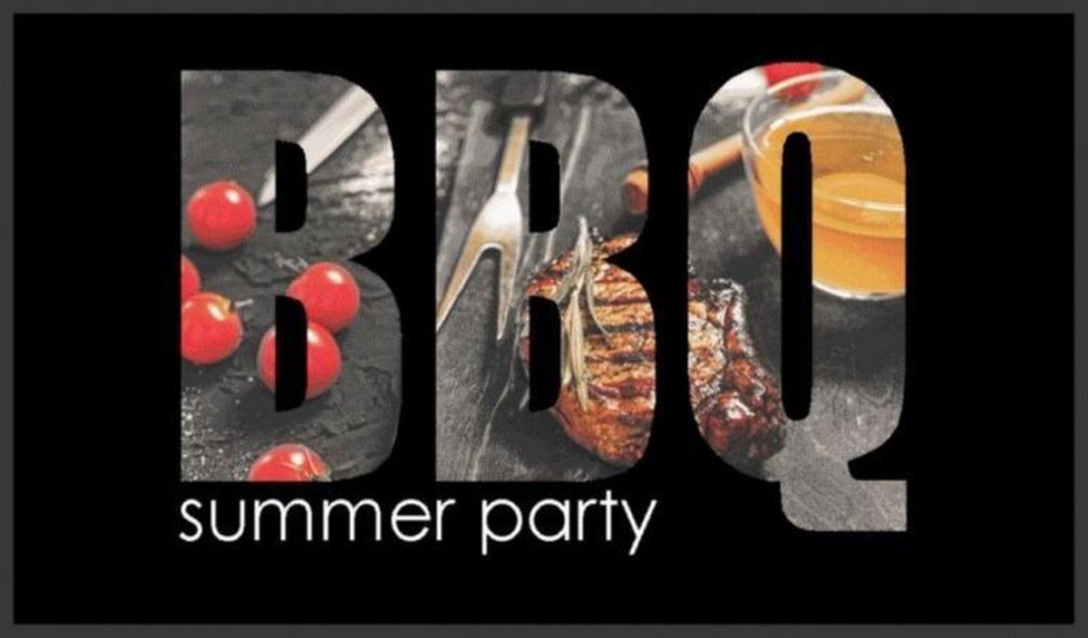 MD Entree - Barbecue Mat - Summer Party - 67 x 120 cm
