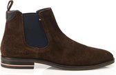 Tommy Hilfiger - Chelsea Boot Suede Donkerbruin - 43 -