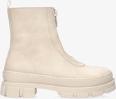 Tango | Romy welt new 3-a light beige zipper boot - light beige sole | Maat: 40