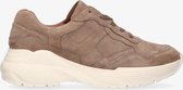 Tango | Kaylee 10-av taupe suede jogger - off white sole | Maat: 41