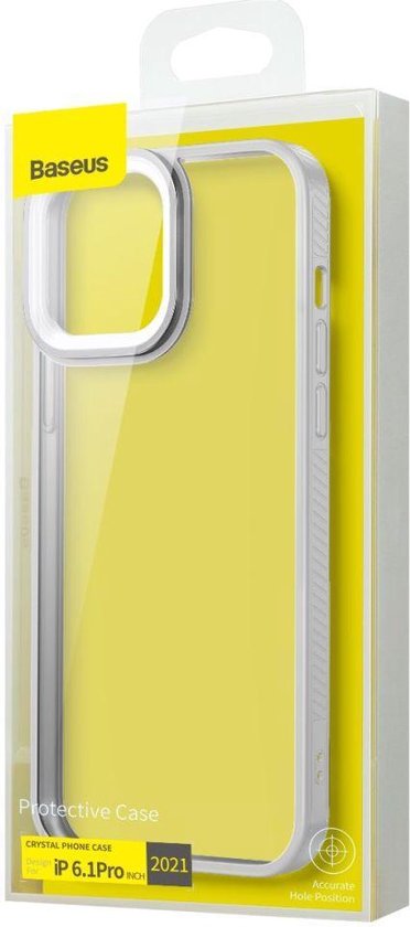 Baseus Apple iPhone 13 Pro Coque Arrière TPU Transparent Grijs