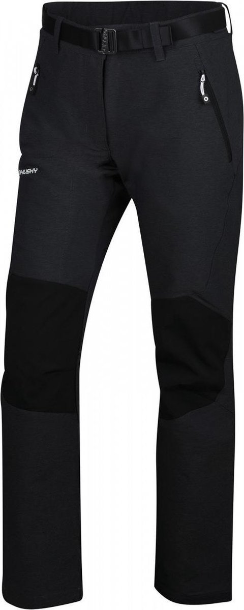 Husky outdoor broek Klass L - softshell wandelbroek met stretch -Zwart