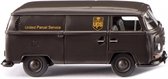 miniatuurauto VW bus T2 'ups' 1:87 donkerbruin