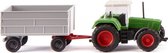 miniatuurauto Fendt Favorit met aanhanger 1:160 groen