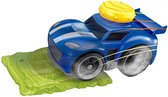 speelgoedauto Power 23 x 10 cm blauw/groen 2-delig