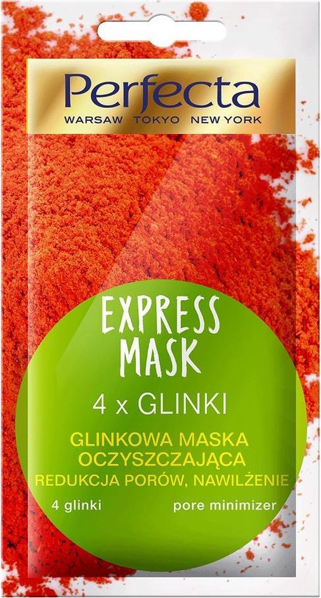 Express Masker poriënvermindering en hydraterend kleimasker 8ml