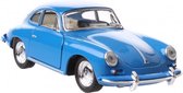 schaalmodel Porsche 1:32 junior die-cast 10 cm blauw