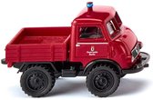 miniatuurvoertuig Unimog U 401 die-cast zink 1:87 rood