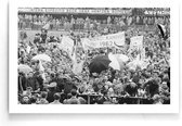 Walljar - Feyenoord kampioen '62 - Zwart wit poster