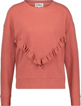 Cyell MADAME PÊCHE dames lounge sweater - roze - Maat 40 Roze maat 40 (L)