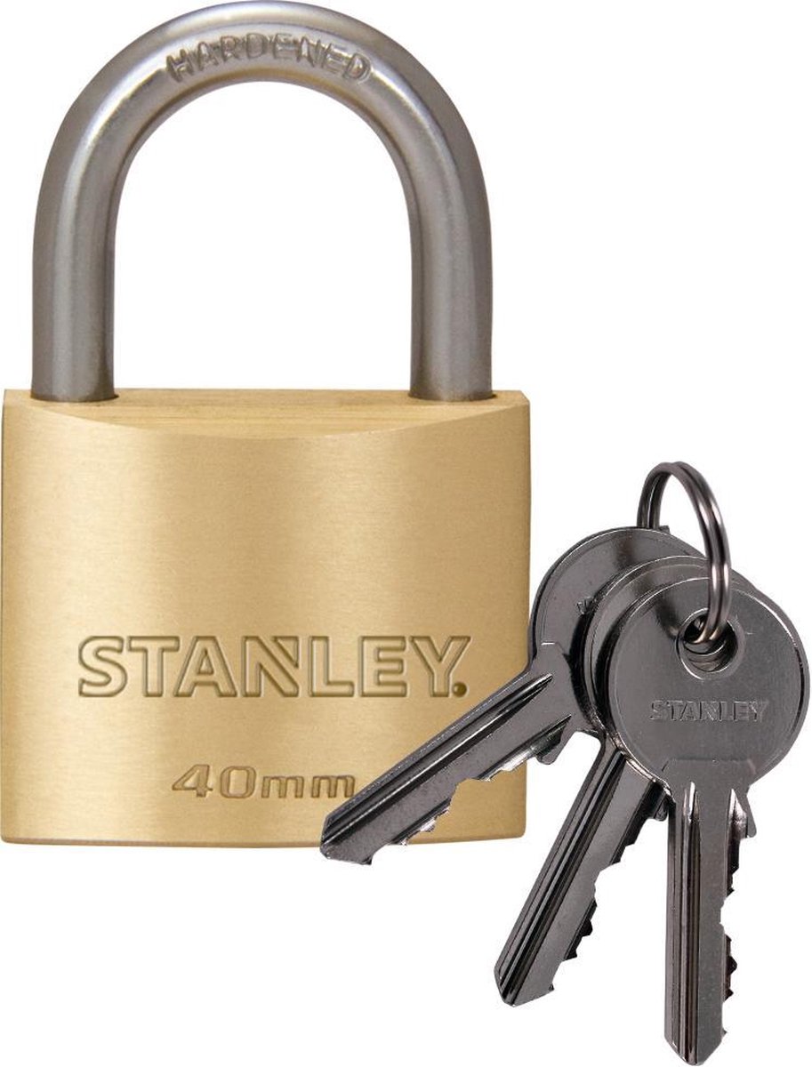 Stanley 81103 371 401 Hangslot 40 mm Sleutelslot