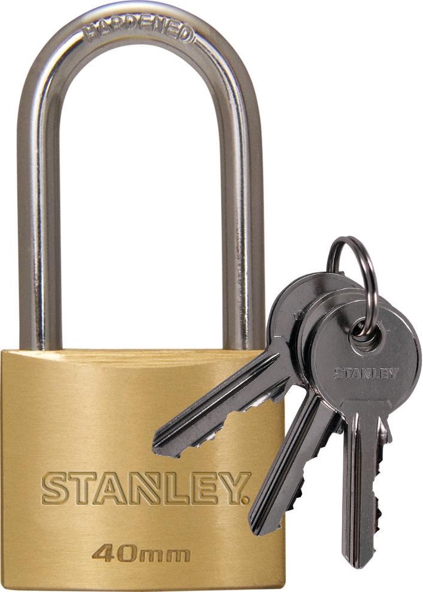 Stanley 81113 371 401 Hangslot 40 mm Sleutelslot