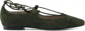 Van Dalen  - Ballerina Suede - Green - 36
