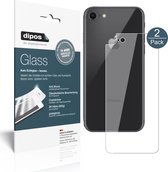 dipos I 2x Pantserfolie helder compatibel met Apple iPhone SE 2 Rückseite Beschermfolie 9H screen-protector