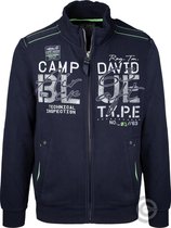 Camp David ® sweatjack met logo-artwork en tapes