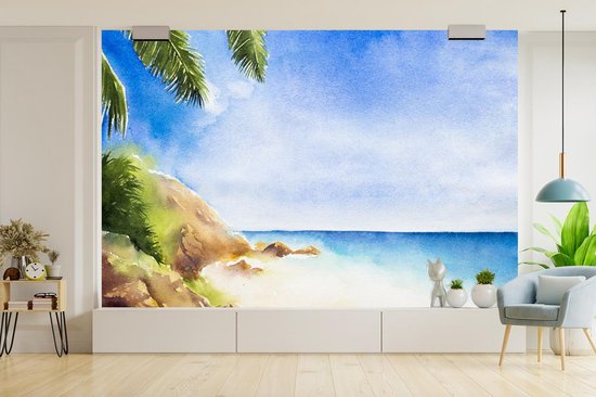 Papier peint - Papiers Papier peint photo Mer - Plage - Berg - Largeur 360 cm x Hauteur 240 cm