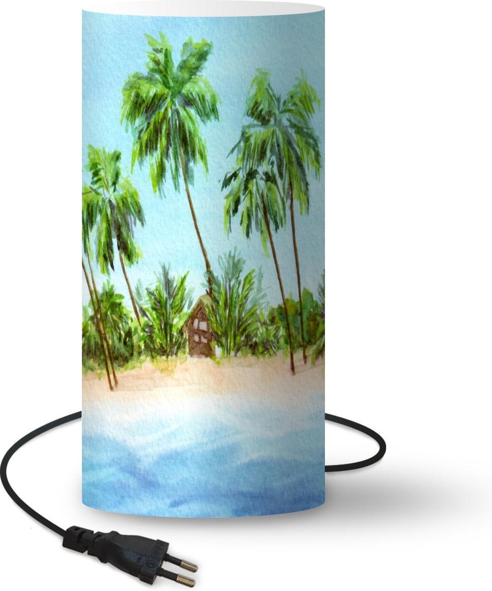 Lamptiger Tafellamp - Palmboom - Ø 25 Cm - E14 - Multicolor