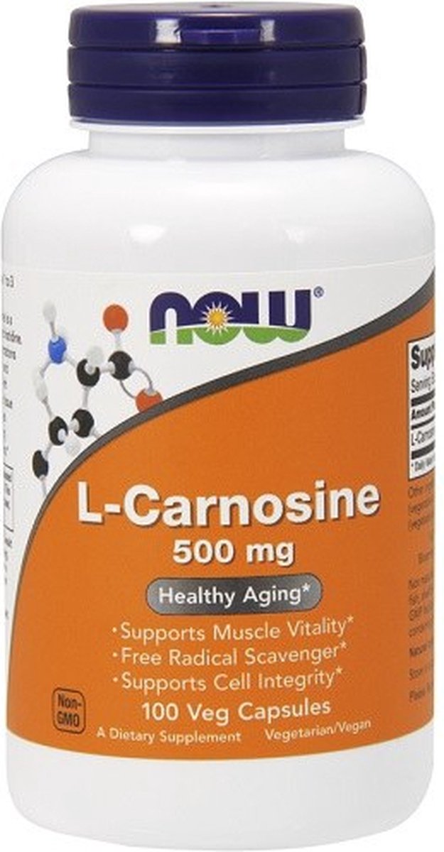 Goedkoopste L Carnosine 500 mg (100 veggiecaps) - Now Foods