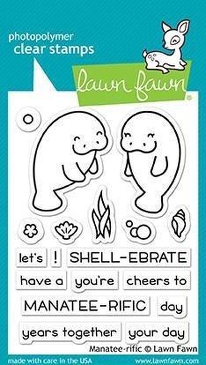 Manatee-rific Clear Stamps (LF1688)