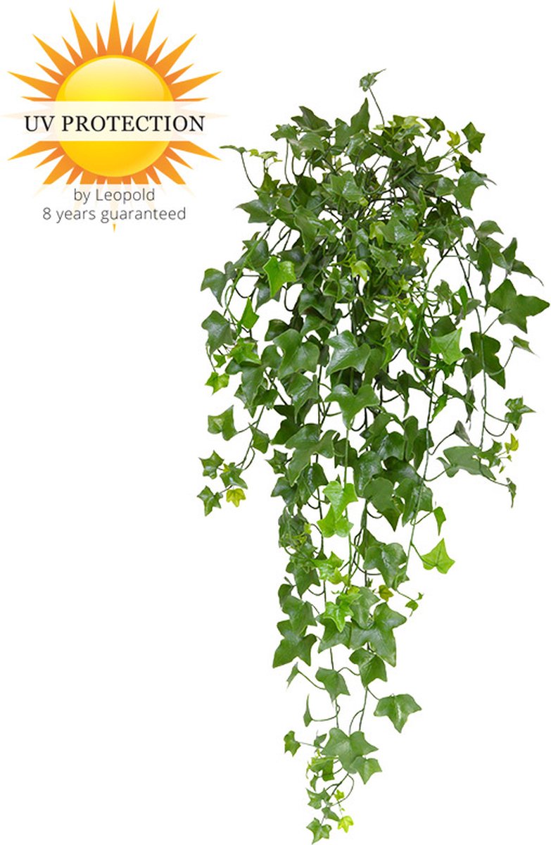 LeopoldFlora Groene kunsthangplant klimop 80 cm UV