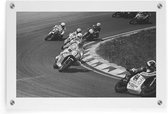 Walljar - Motorraces Zandvoort '77 - Muurdecoratie - Plexiglas schilderij