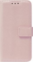 - ADEL Kunstleren Book Case Pasjes Portemonnee Hoesje Geschikt voor Samsung Galaxy Note 10 Lite - Goud Rose