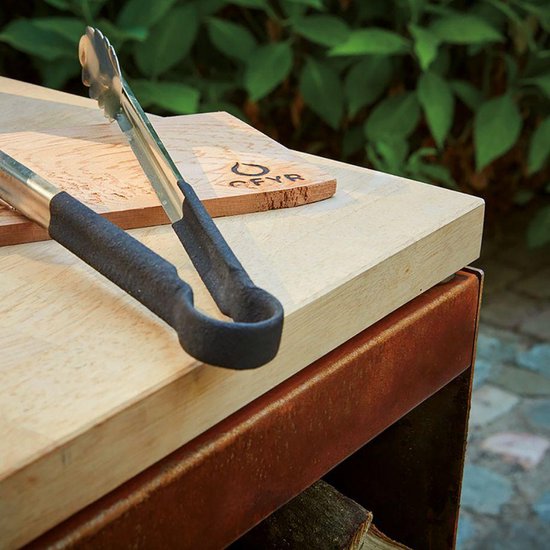 OFYR Kamado Table 65 PRO BBQ tafel - Corten - Concrete - BGE van OFYR — afbeelding 2