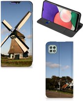 Mobiel Bookcase Geschikt voor Samsung Galaxy A22 5G Smart Cover Molen