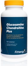 Fittergy Supplements - Glucosamine Chondroitine Plus - 100 tabletten - Met vitamine C en zink voor het behoud van sterke botten - Glucosamine - voedingssupplement