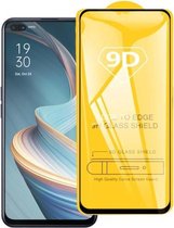 Voor OPPO Reno4 Z 5G 9D Volledige lijm Gehard glasfilm op volledig scherm: