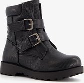 Blue Box meisjes croco biker boots - Zwart - Maat 31