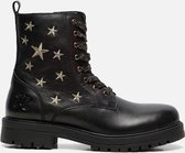 Muyters Veterbooties Zwart Leer - Maat 37