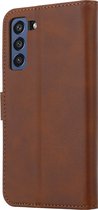 Shieldcase Samsung Galaxy S21 FE bookcase - bruin