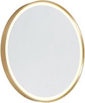 QAZQA miral - Moderne Dimbare LED Spiegel verlichting met Dimmer voor binnen voor badkamer - 1 lichts - D 3.8 cm - Goud -