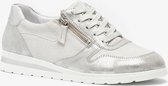 Hush Puppies leren dames sneakers - Zilver - Maat 39