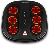 Voetmassage - Zinaps Shiatsu voetmassager met warmte, diep kneden, roterende hoofden en rustgevende hitte met 2 snelheden en 2 modi Nuttig voor plantaire fasciitis - zwart (WK 02128)