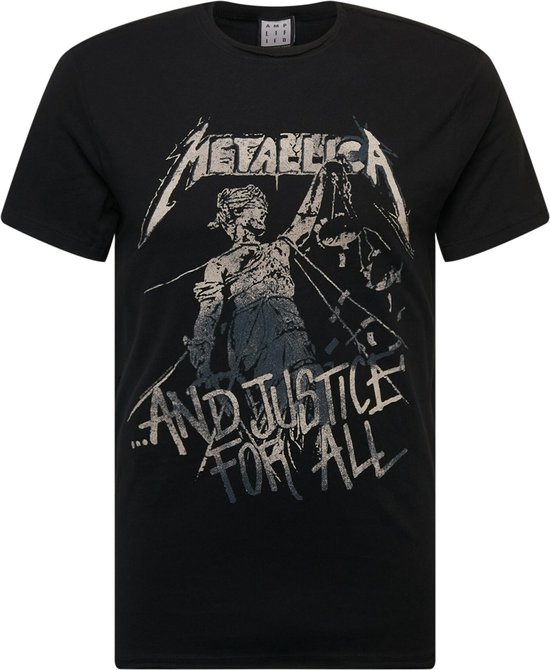 Chemise amplifiée Metallica justice pour tous Zwart-L