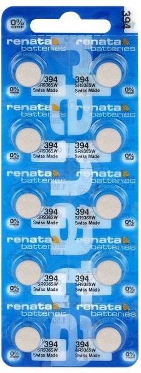 RENATA - Horlogebatterijen - Watch 394 - 10 stuks
